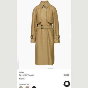 Aritzia Wilfred Eleventh Trench NWOT